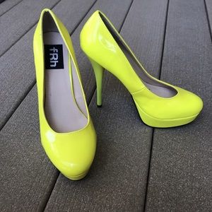 FRH Neon Yellow Pumps